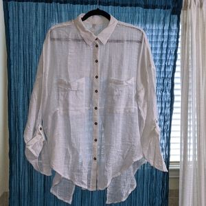 Free People Gauze blouse